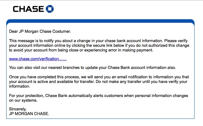 Chase scam