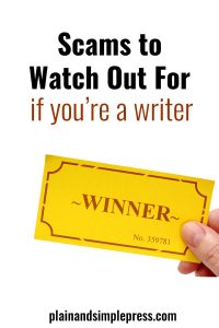writing-scams